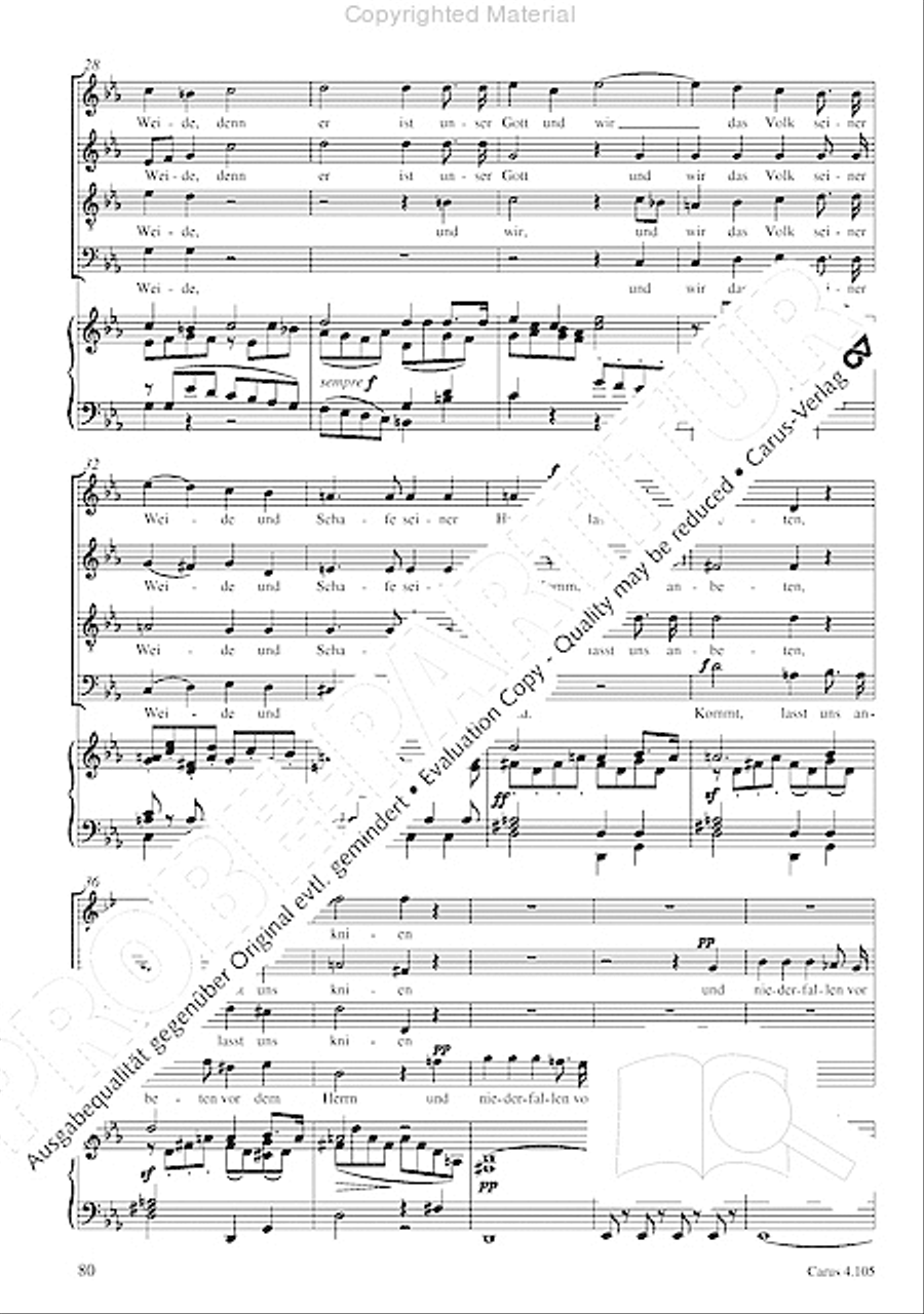 Choral collection Mendelssohn - editionchor Choir scores gallery preview page 81