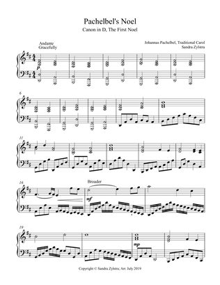 Pachelbel's Noel (piano only)