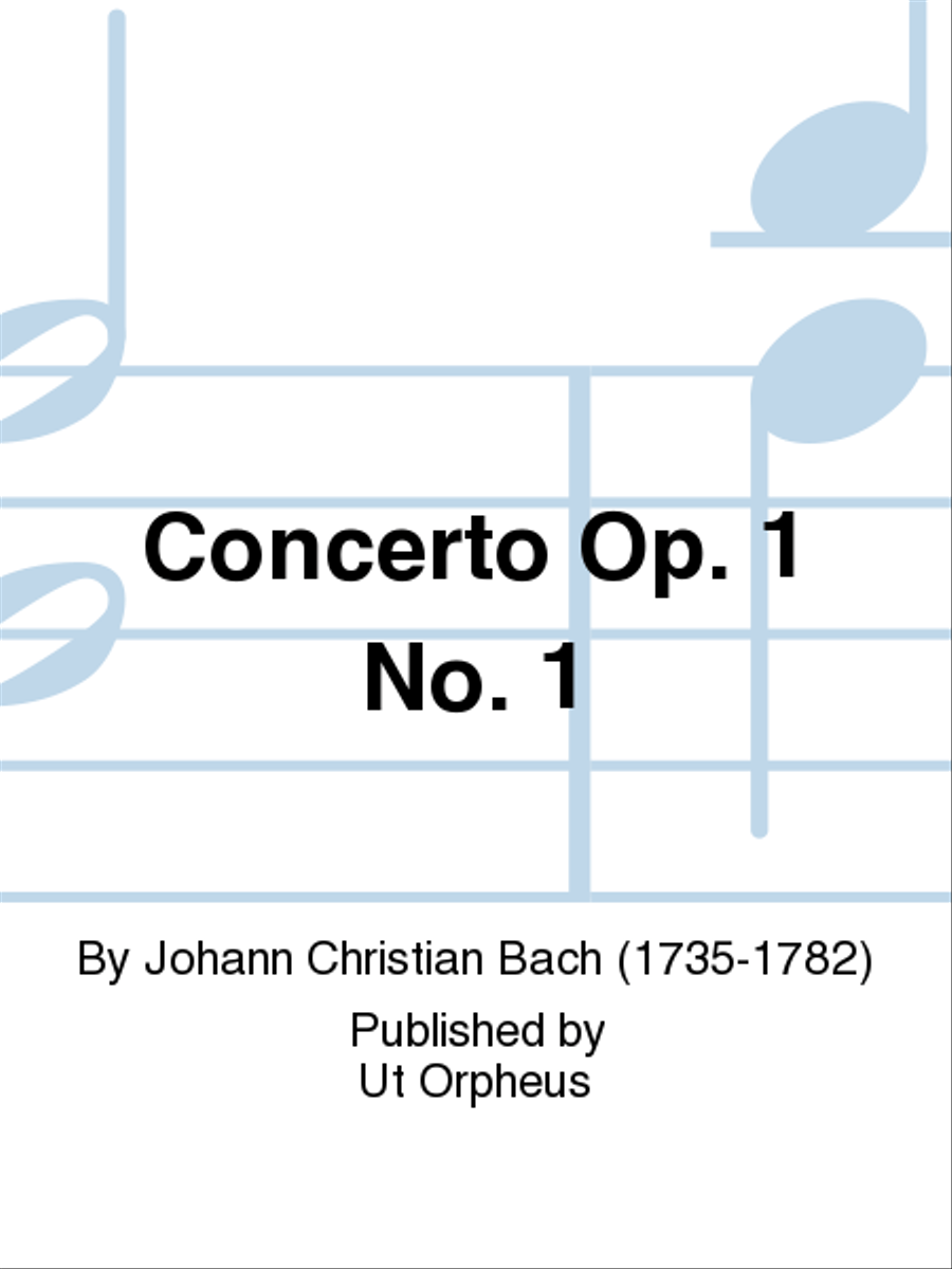 Concerto Op. 1 No. 1 for Harpsichord or Harp, 2 Violins and Violoncello Orchestra scores gallery preview page 1
