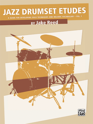 Book cover for Jazz Drumset Etudes, Volume 1