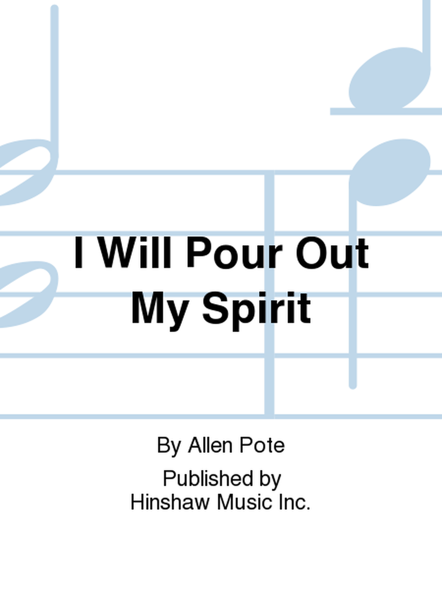 I Will Pour Out My Spirit image number null