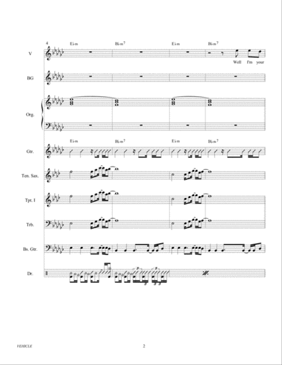 Vehicle Alto Saxophone scores gallery preview page 5