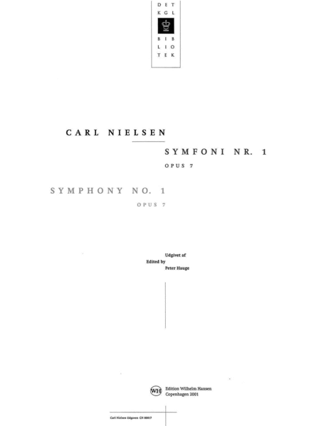 Symphony No. 1, Op. 7 Full Score