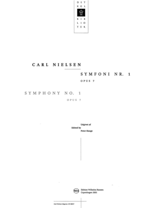 Book cover for Symphony No. 1, Op. 7 Full Score
