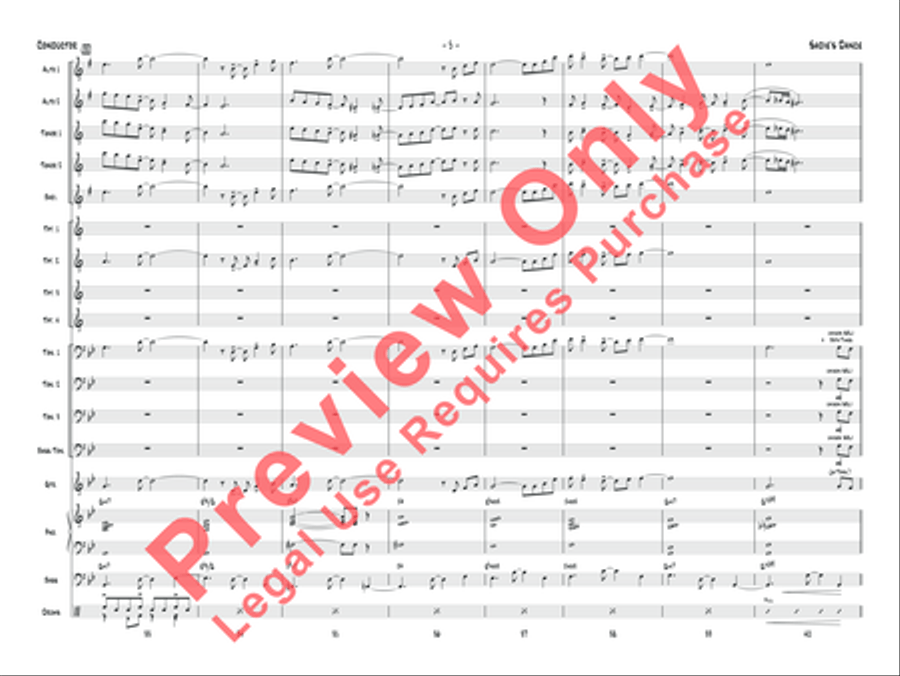 Sadie's Dance Sadie's Dance Jazz Ensemble scores gallery preview page 6