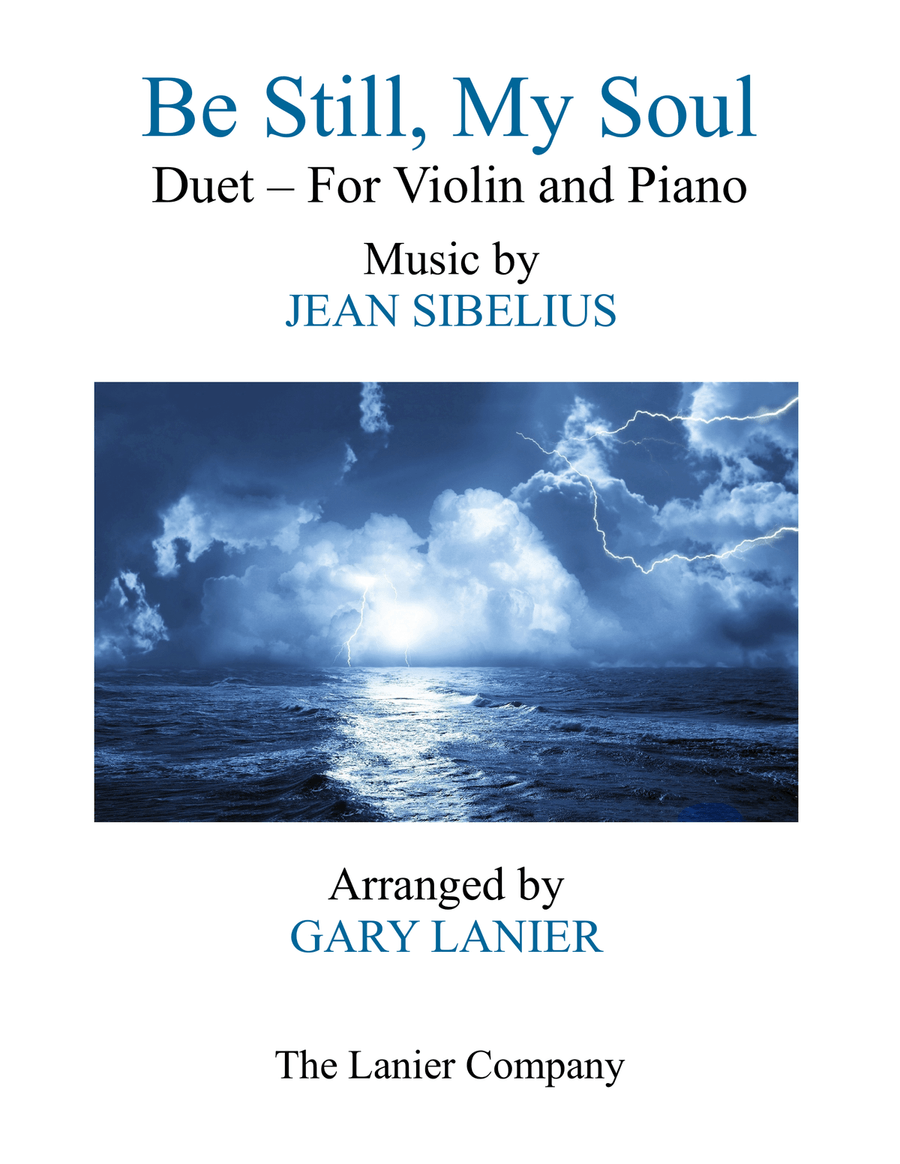 BE STILL, MY SOUL (Findlandia) Duet – Violin & Piano (Score & Parts included) Violin Solo scores gallery preview page 1
