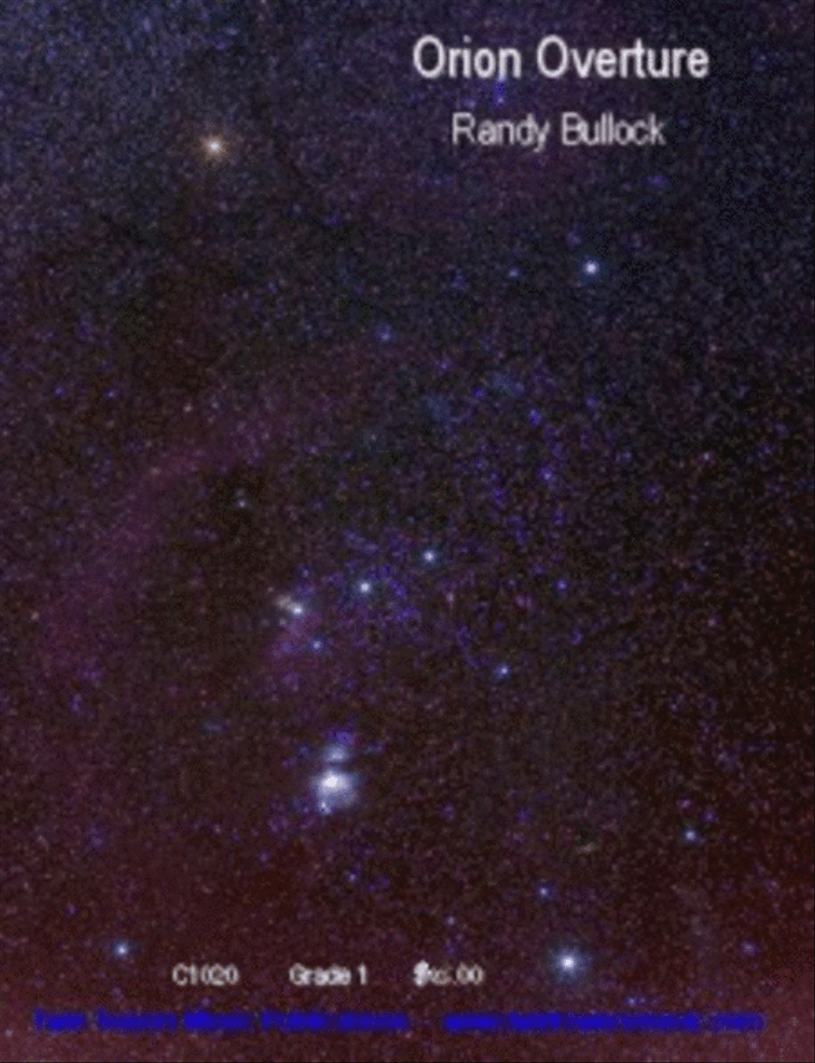 Orion Overture Orion Overture Concert Band scores gallery preview page 1