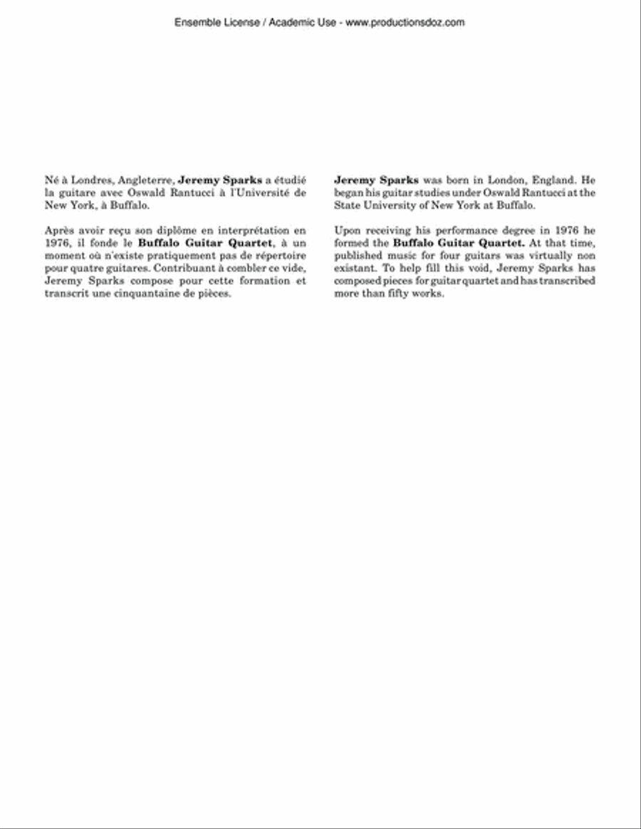 Douze contredanses Guitar Ensemble scores gallery preview page 2