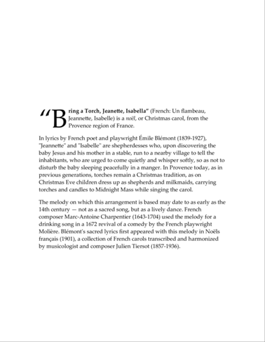 Bring a Torch, Jeannette, Isabella — brass quintet Brass Quintet scores gallery preview page 2
