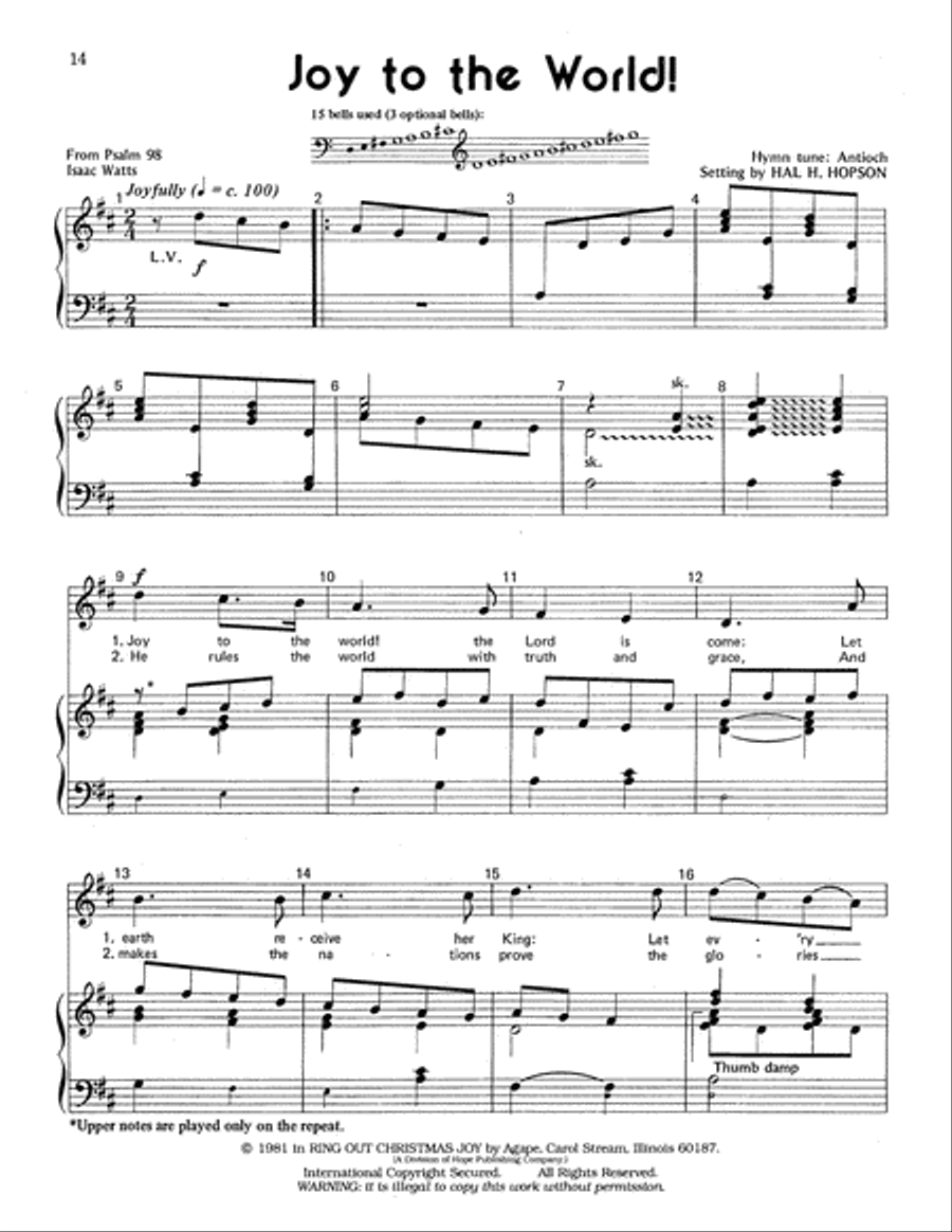 Ring Out Christmas Joy Choir scores gallery preview page 16
