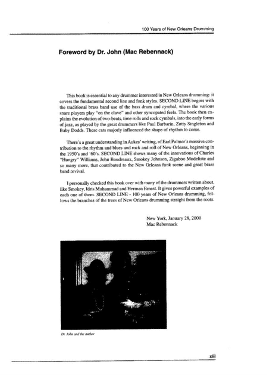 Second Line: 100 Years of New Orleans Drumming Drums scores gallery preview page 10
