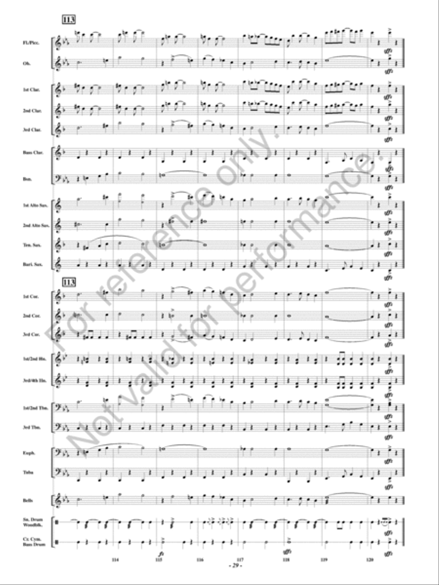 The Huntress Concert Band scores gallery preview page 30