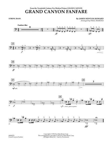 Grand Canyon Fanfare - String Bass