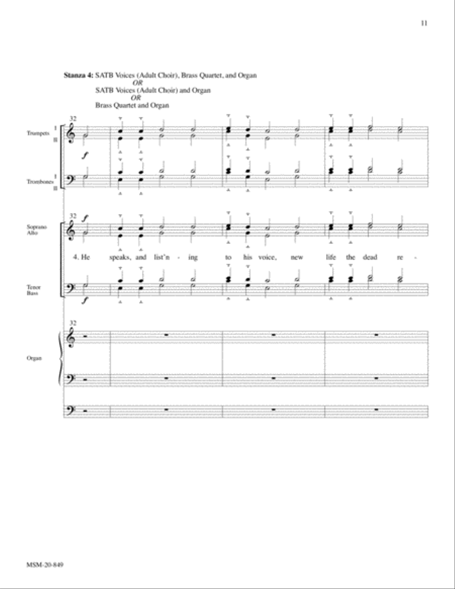 Festive Hymn Settings, Set 8 Hymns of Praise and Jubilation 4-Part scores gallery preview page 5