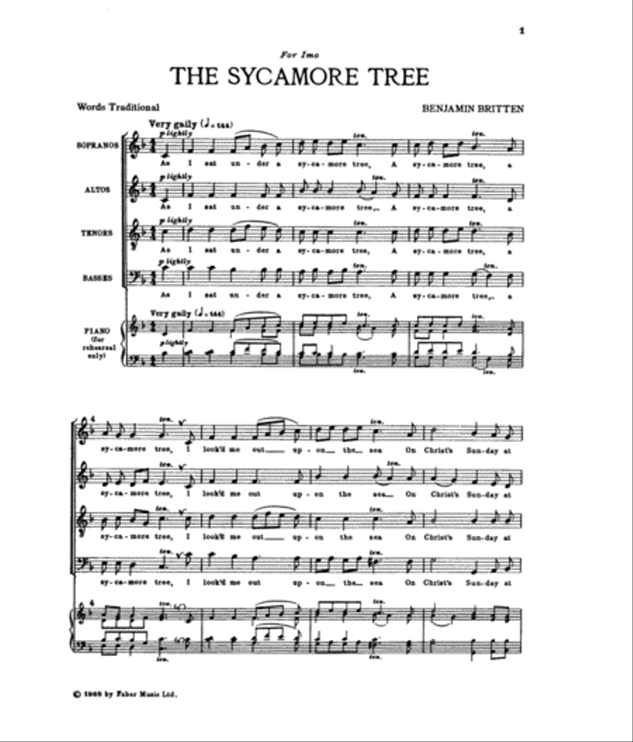 Sycamore Tree 4-Part scores gallery preview page 2