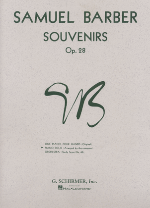 Book cover for Souvenirs