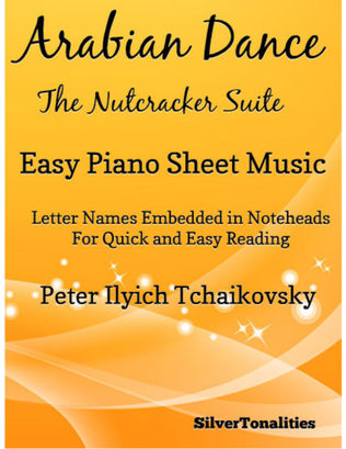 Book cover for Arabian Dance Nutcracker Suite Easy Piano Sheet Music