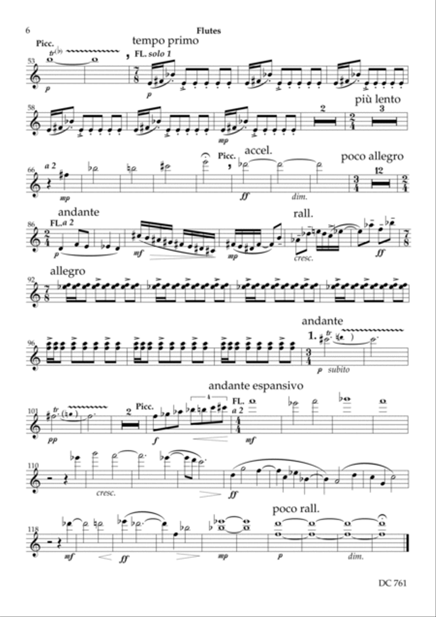 Symphony No.5 [woodwind parts] Woodwind Quintet scores gallery preview page 6