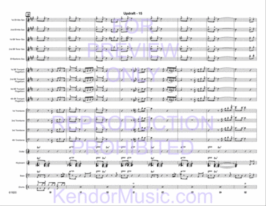 Updraft Updraft Jazz Ensemble scores gallery preview page 16