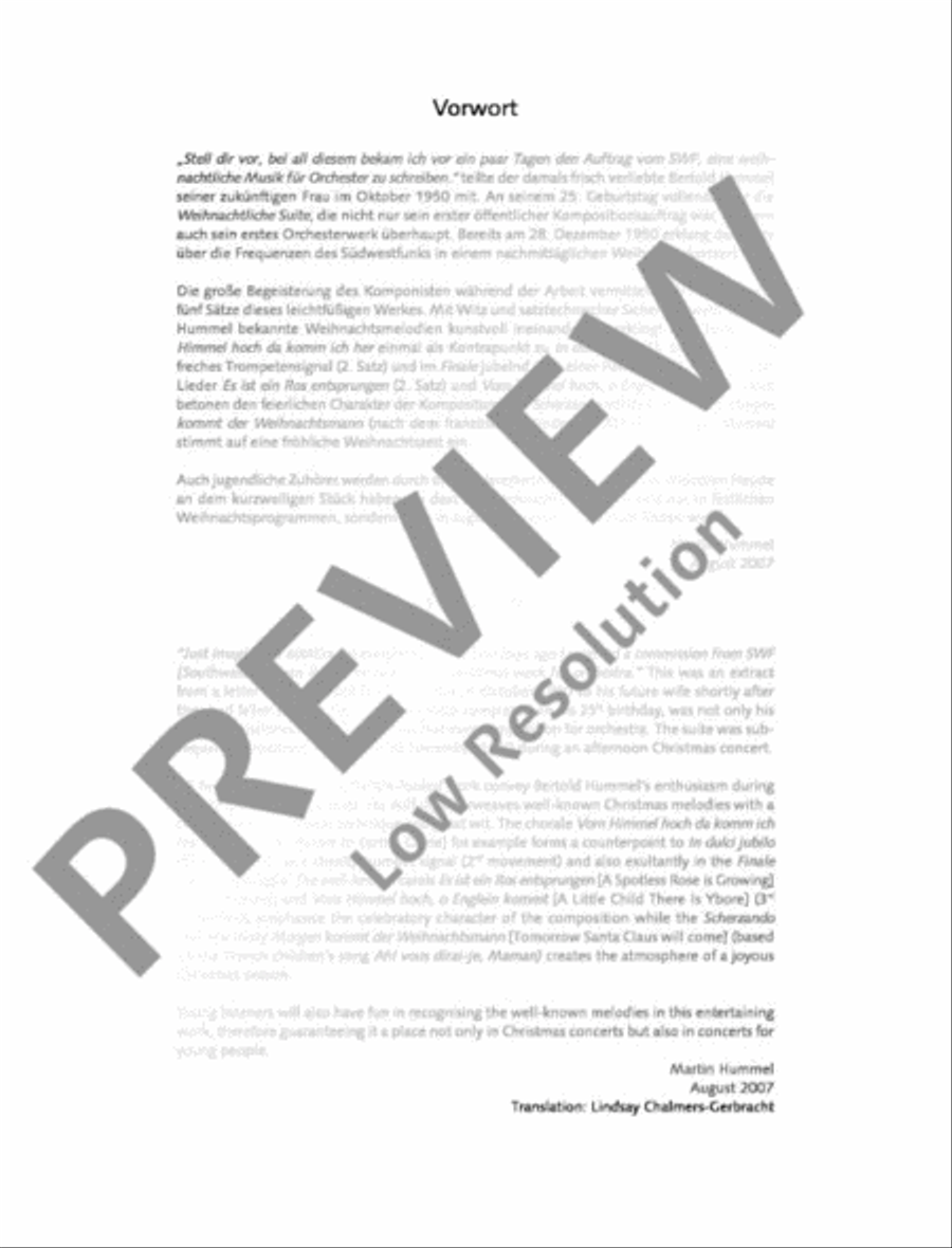 Christmas Suite Christmas Suite Chamber Orchestra scores gallery preview page 3
