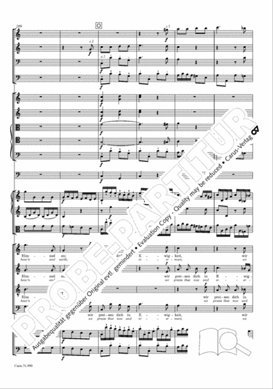 The Creation (Die Schopfung) 4-Part scores gallery preview page 287
