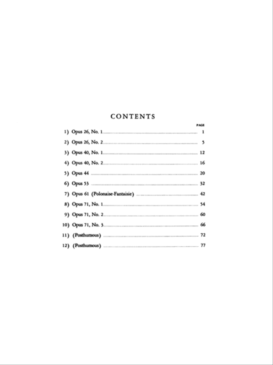 Polonaises Piano Solo scores gallery preview page 4