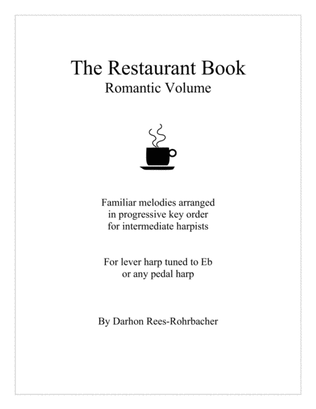 Book cover for The Restaurant Book - Romantic Volume