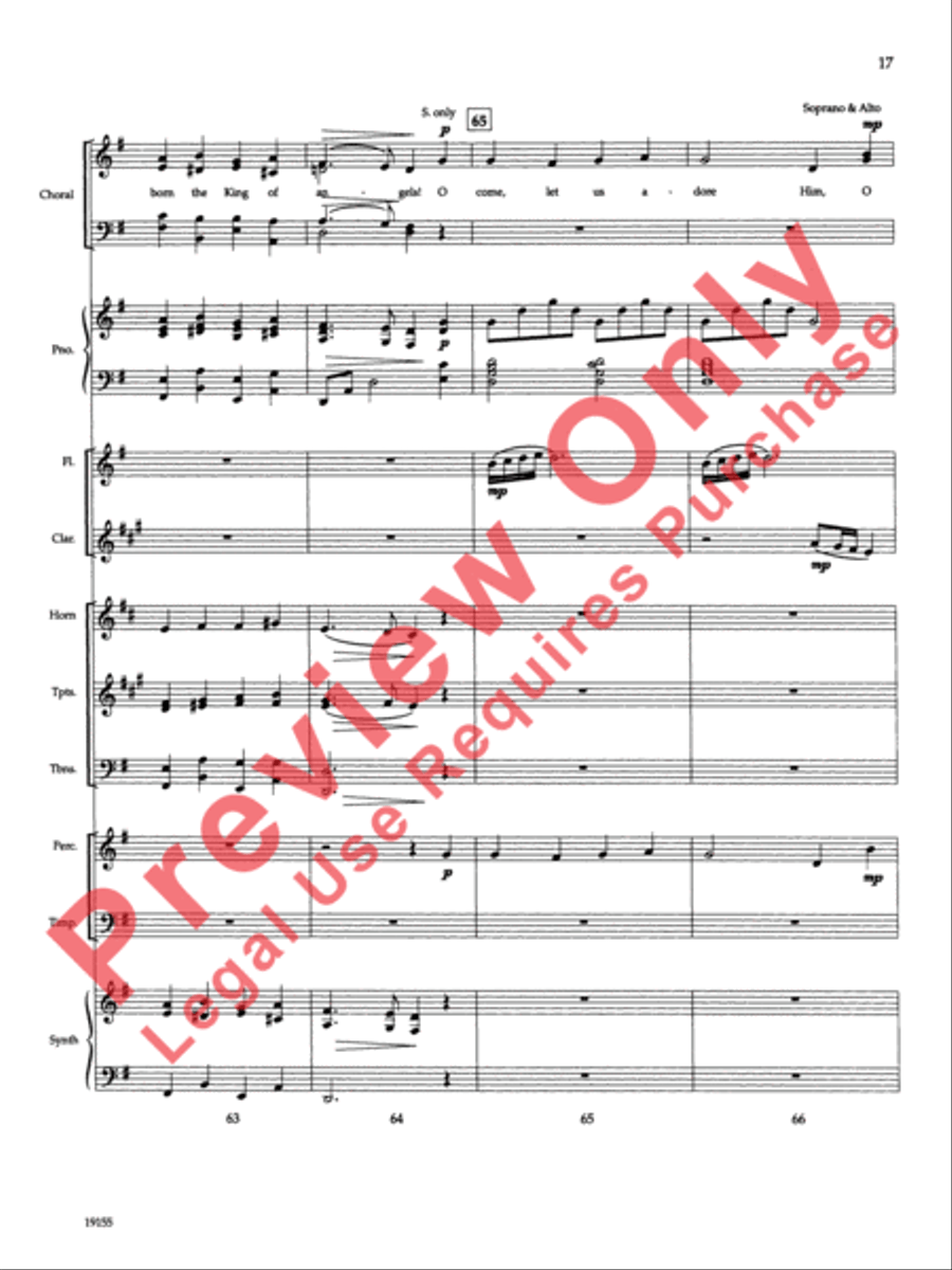 Sing Joy! Choir scores gallery preview page 18