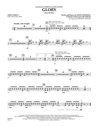 Glory (from Selma) - Percussion 1