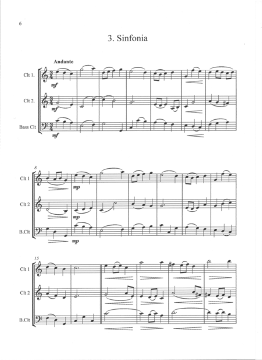 A Handel Suite Bass Clarinet scores gallery preview page 4