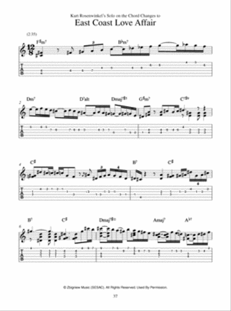 Kurt Rosenwinkel Trio - East Coast Love Affair Electric Guitar scores gallery preview page 3