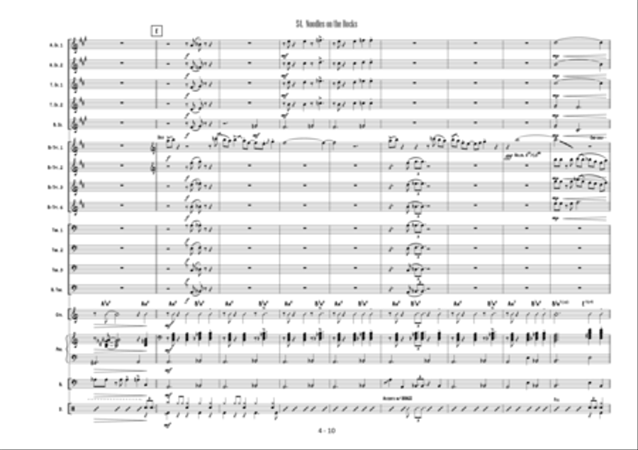 54. Noodles on the Rocks Jazz Ensemble scores gallery preview page 5