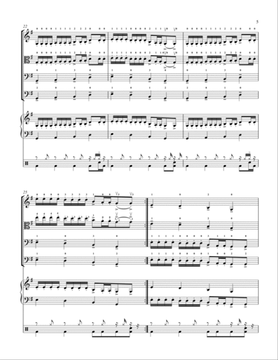 Mosquitozzz String Orchestra scores gallery preview page 5