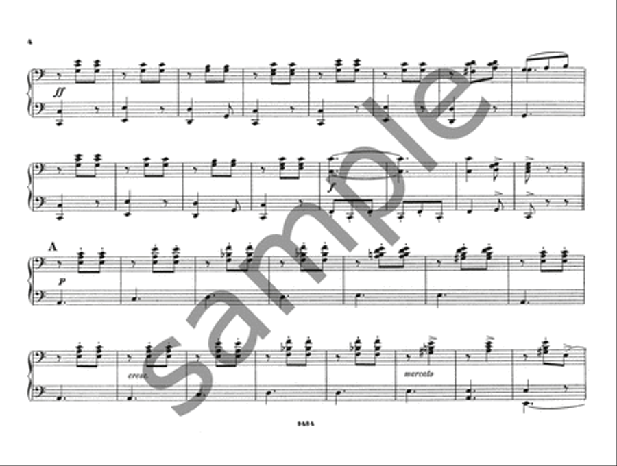 Spanish Dances Op. 12 for Piano Duet Piano Duet scores gallery preview page 4