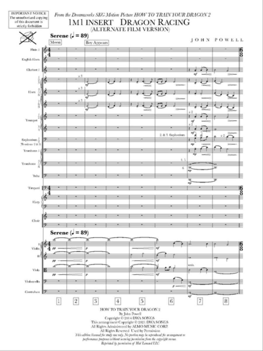 How To Train Your Dragon 2 Orchestra scores gallery preview page 6