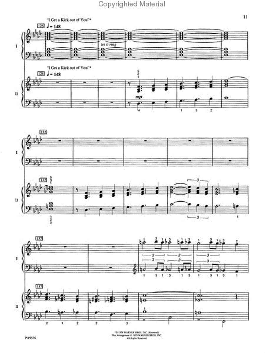 Cole Porter Medley Small Ensemble scores gallery preview page 3