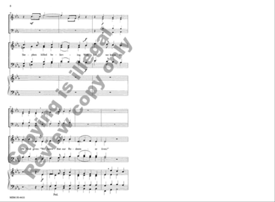 Around the World the Shout Resounds 4-Part scores gallery preview page 7