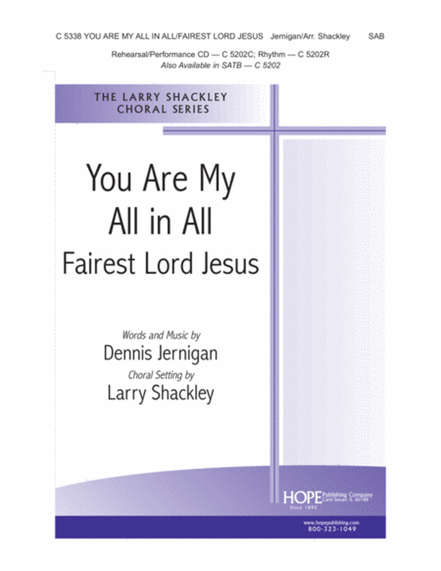 You Are My All in All/Fairest Lord Jesus image number null