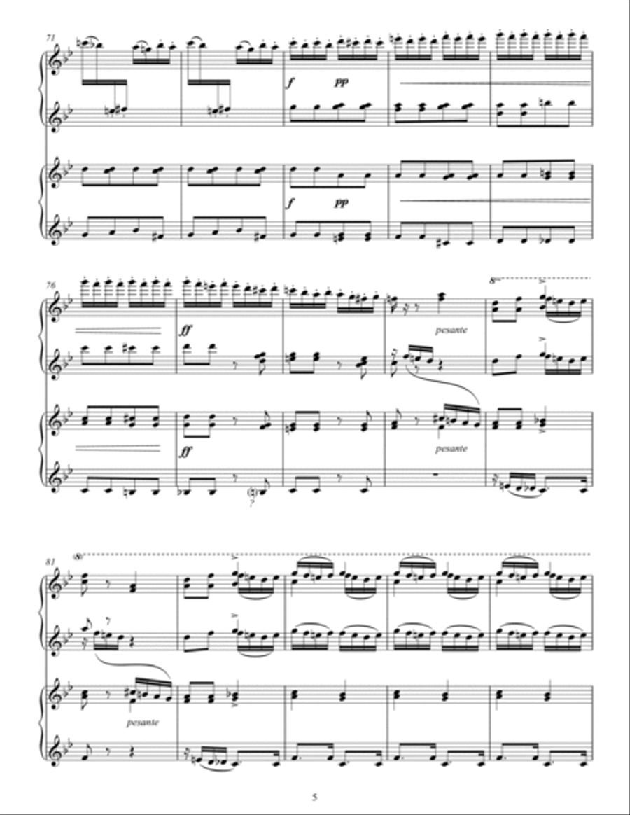 The Nutcracker Suite (complete) 1 Piano, 4-Hands scores gallery preview page 5