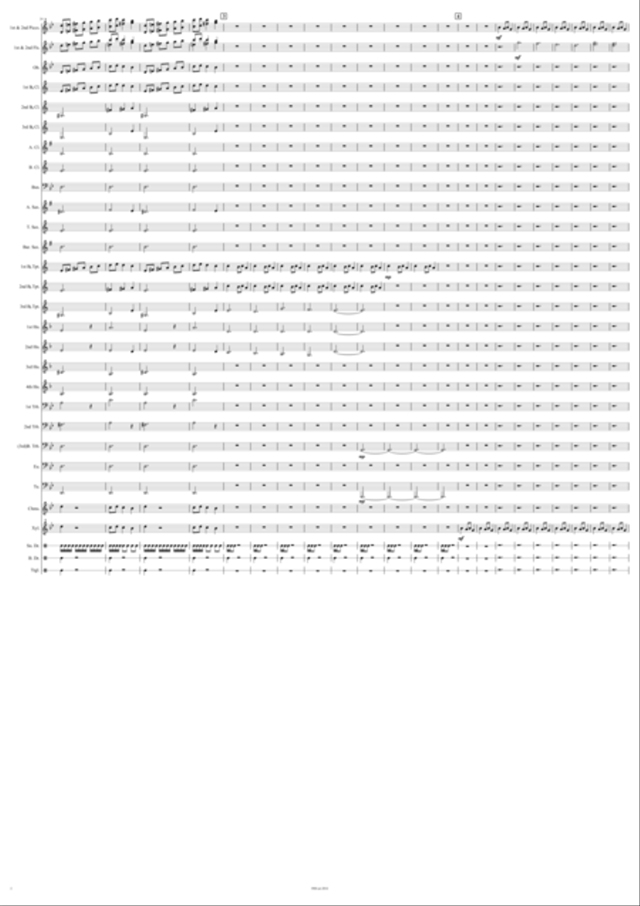 Carol of the Bells Concert Band scores gallery preview page 2