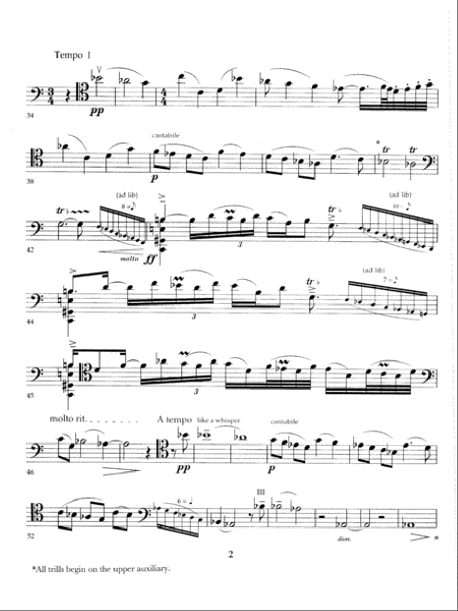 [Sacco] Fantasy for Solo Cello Cello Solo scores gallery preview page 6