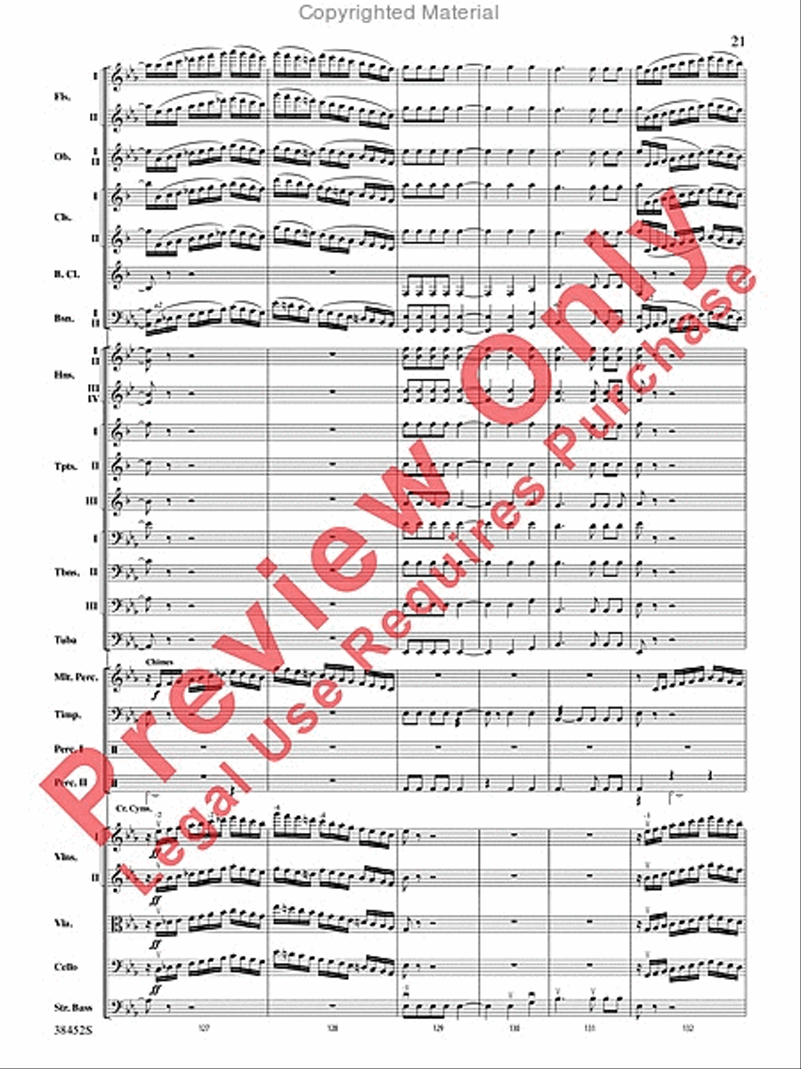 1812 Overture Full Orchestra scores gallery preview page 22
