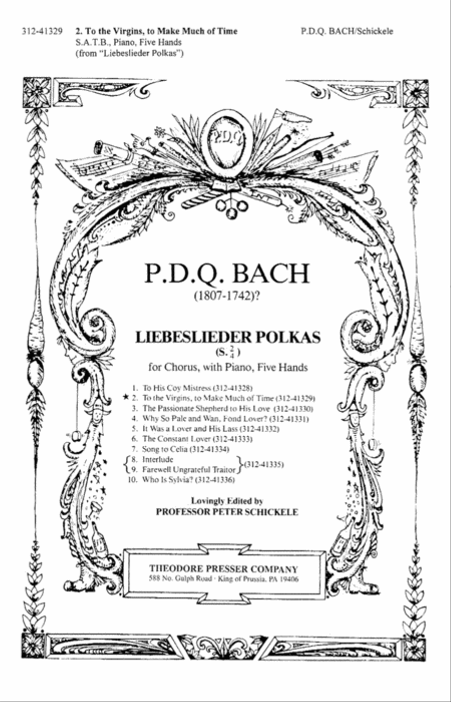 Liebeslieder Polkas, S. 2/4 4-Part scores gallery preview page 1