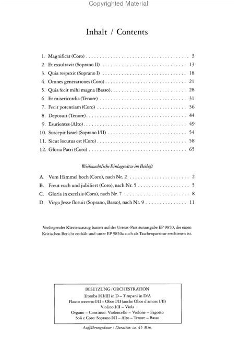 Magnificat SSATB scores gallery preview page 2