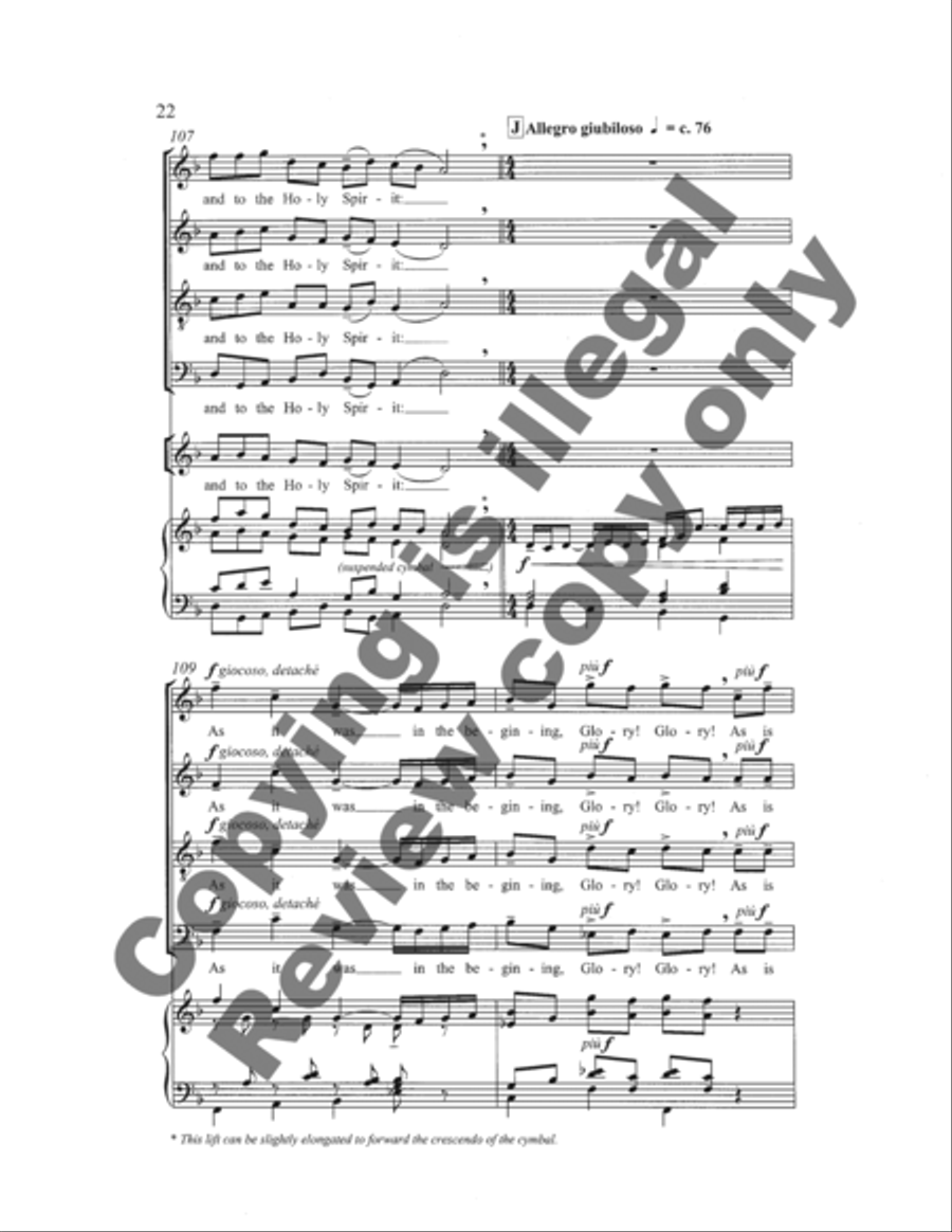 Magnificat Magnificat 4-Part scores gallery preview page 42