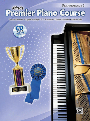Book cover for Premier Piano Course Performance, Book 3