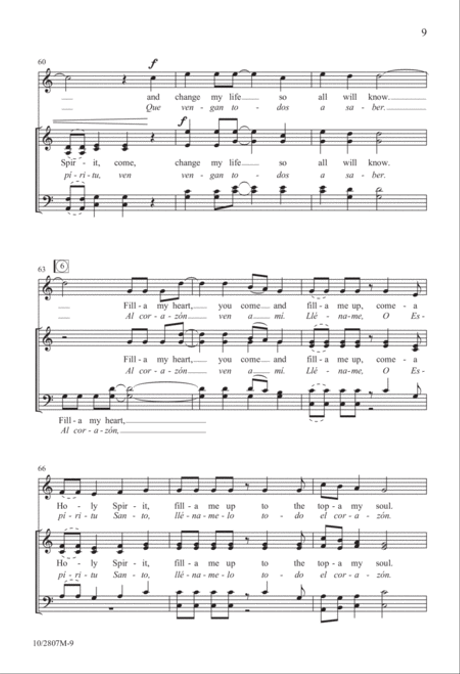 Fill-a Me Up! Fill-a Me Up! 4-Part scores gallery preview page 9