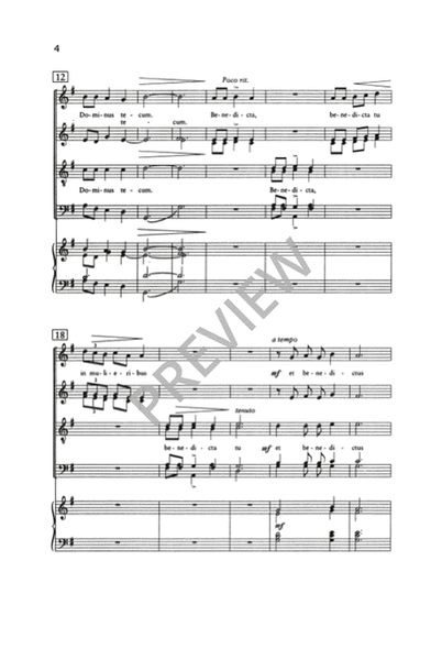Ave Maria - SATB image number null