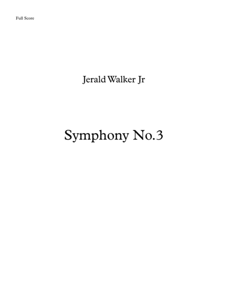 Symphony No.3 (The Inspiration)