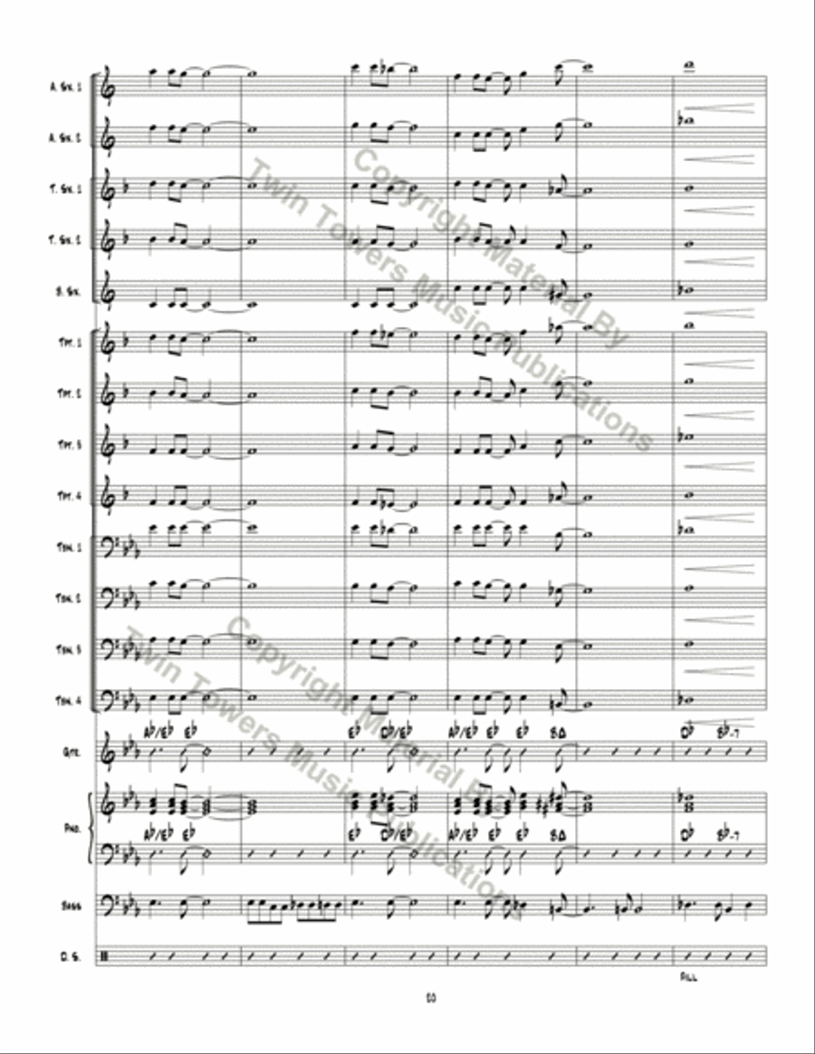 Table Time Table Time Jazz Ensemble scores gallery preview page 21